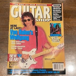 Guitar Shop Magazine July 1997 Van Halen's Wolfgang Eddie Interview Collectible